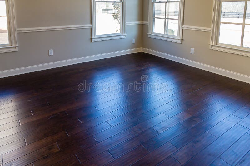 Light through UV Windows Onto Hardwood Floor Stock Image Image of