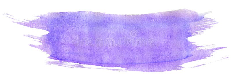 Light violet watercolor stroke with brush`s texture, hand-painted illustration royalty free illustration Light violet watercolor stroke with brush`s texture, hand-painted illustration royalty free illustration