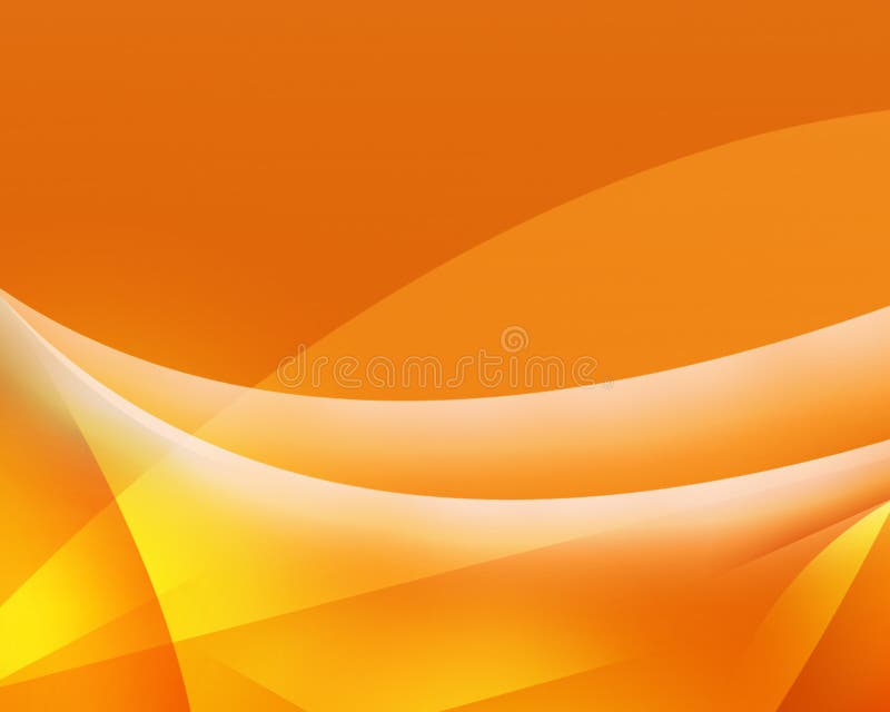 Light Waves Yellow Abstract Background Stock Illustration