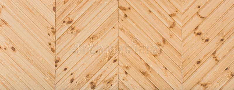 Light wood texture of modern interior planks background, panoramic view, high resolution