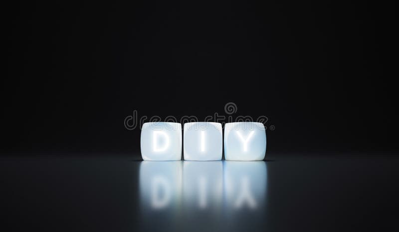 DIY - Do It Yourself acronym on white background Stock Photo - Alamy