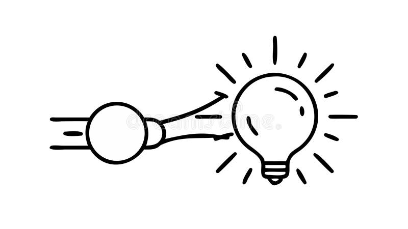 Lightbulb with Connecting Dots for Networked Ideas, vector design Generative AI vector illustration