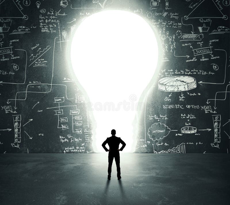Lightbulb drzwi zdjęcia royalty free Lightbulb drzwi zdjęcia royalty free