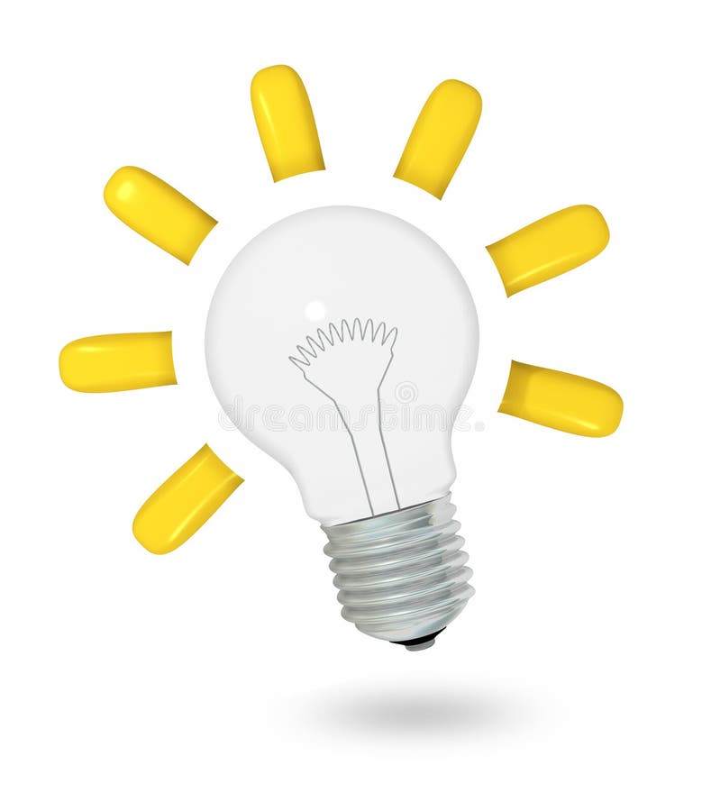 Lightbulb pomysł ilustracja wektor Lightbulb pomysł ilustracja wektor
