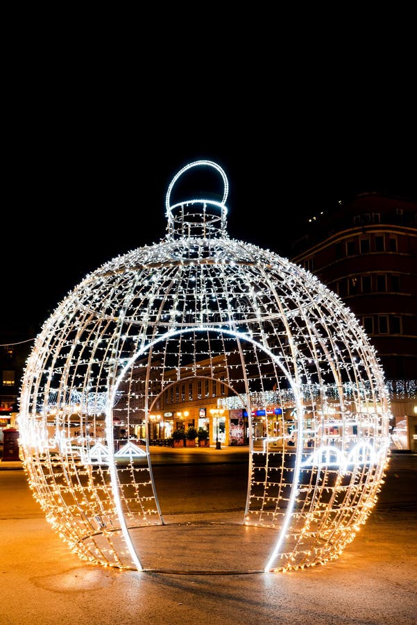 Lighten Up Streets of Novi Sad City during New Year. Novi Sad on ...