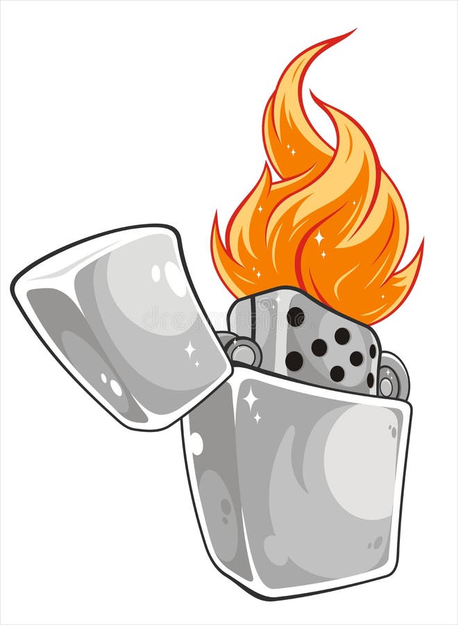Lighter Stock Illustration. Illustration Of Zippo, Pencil - 9762