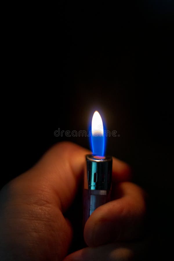 Lighter fire stock photo. Image of toxic, fire, cylinder 189483702