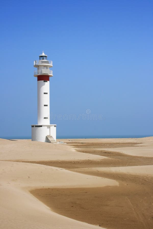 The Lighthouse at Walvis Bay Stock Photo Image of spit, african 11297754