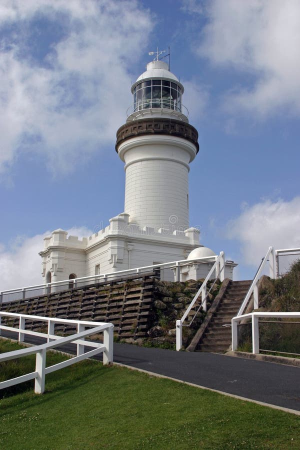 Lighthouse at Byron Bay stock photo. Image of south, cape 9360560