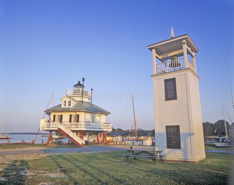 Lighthouse, Chesapeake Bay, Maryland Editorial Photo Image of america