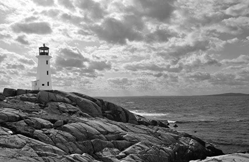 Faro a Peggys Cove, Nova Scotia.