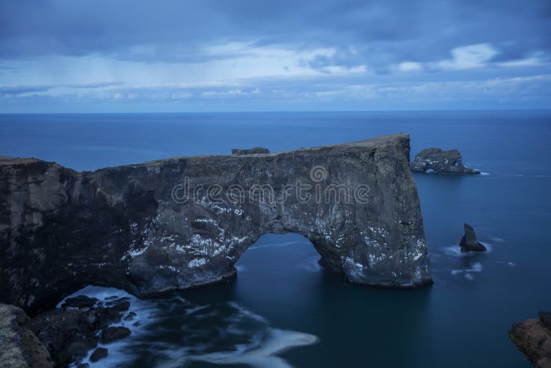 Lighthouse at Dyrholaey in iceland