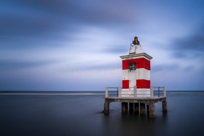 Lighthouse from Italy and long exposure water stock photo Lighthouse from Italy and long exposure water stock photo