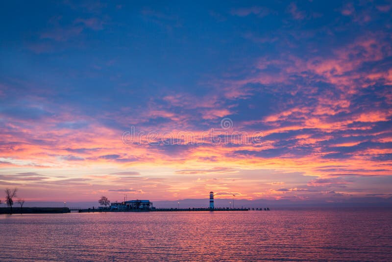 Lighthouse at Neusiedler See, Austria