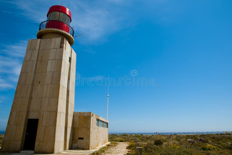 Lighthouse of Ponta de Sagres stock photos Lighthouse of Ponta de Sagres stock photos
