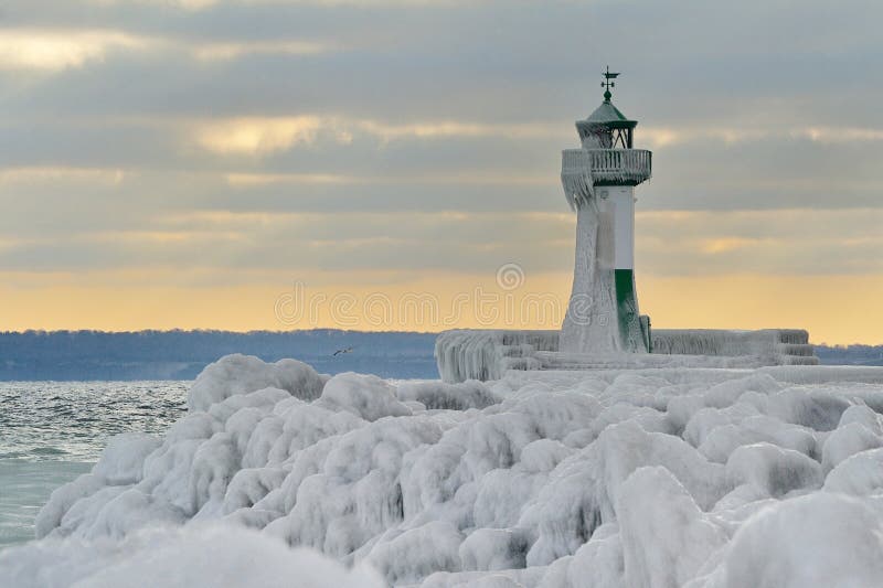Lighthouse of Rügen island stock photo. Image of colorful 28599656