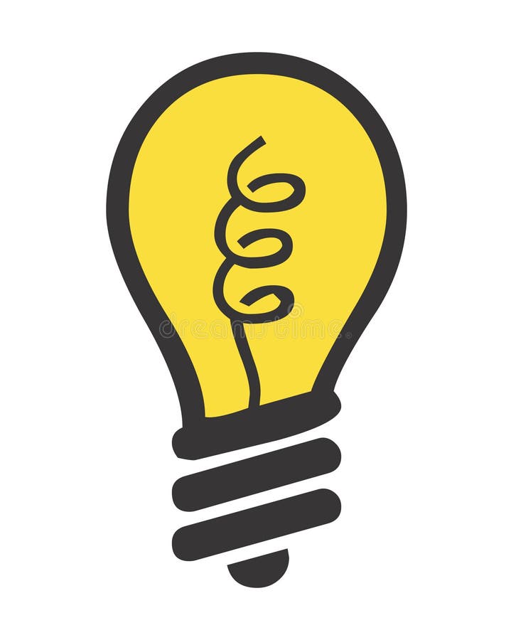 Lighting bulb royalty free illustration