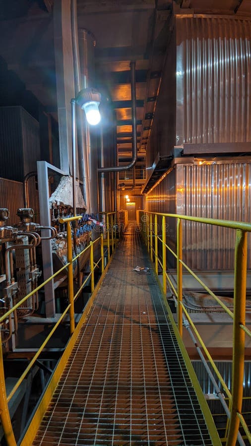 Lighting at the Construction Elevation of the Boiler, Thermal Power