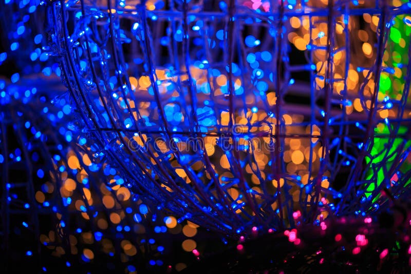 Lighting Decoration in Celebration Night Stock Photo Image of decor