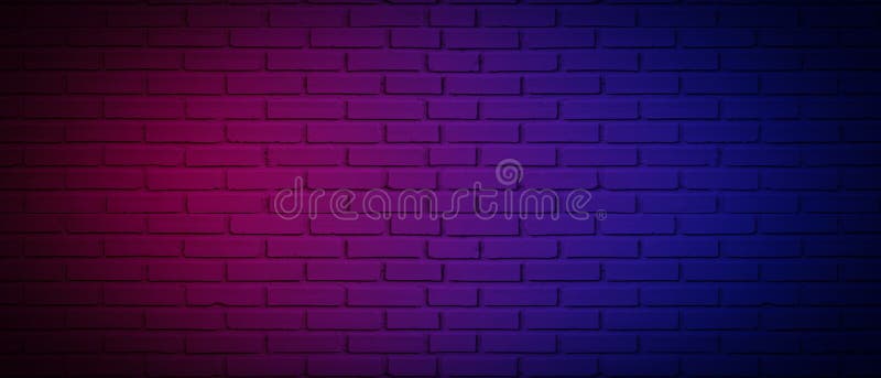 Lighting Effect Neon Light on Brick Wall Texture for Party or Club Bar  Background Decoration Stock Photo - Image of design, bright: 198336664