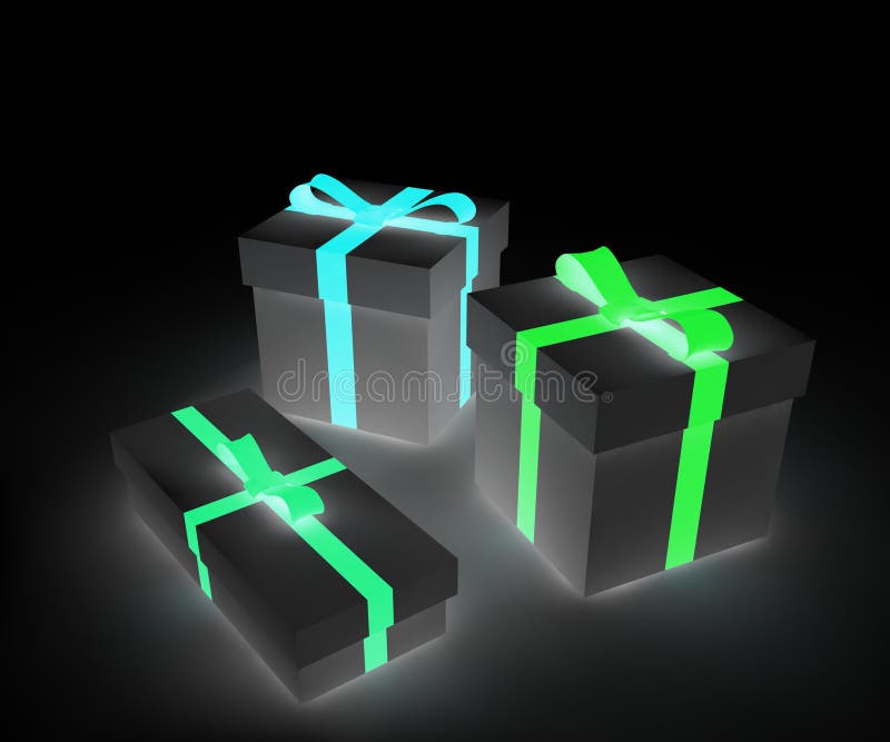 Lighting gift boxes