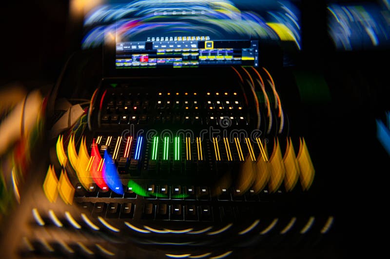 Lighting Technician Equipment with Stock Illustration Illustration of