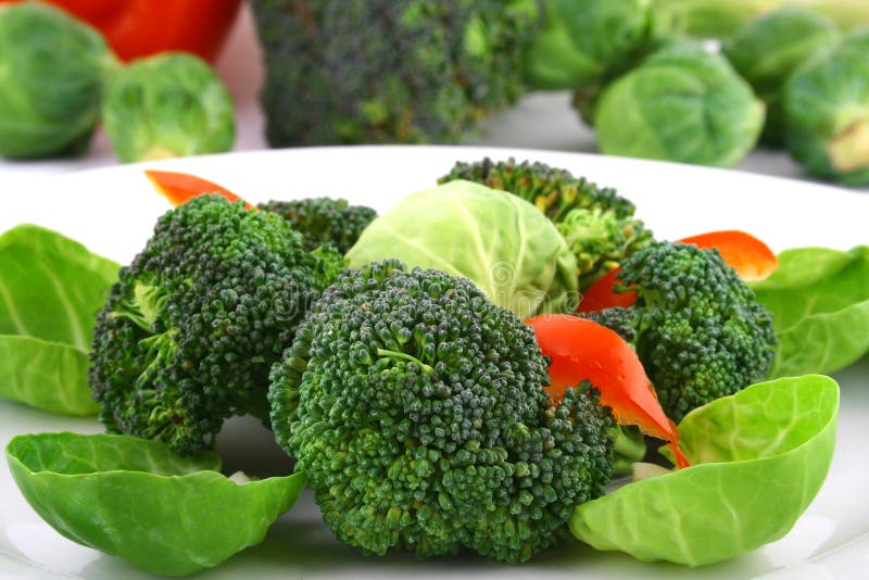 Lightly cooked broccoli