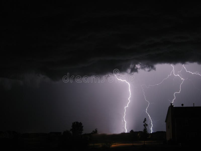 Tulsa Cloud To Ground Lightning Stock Photo Image of strike