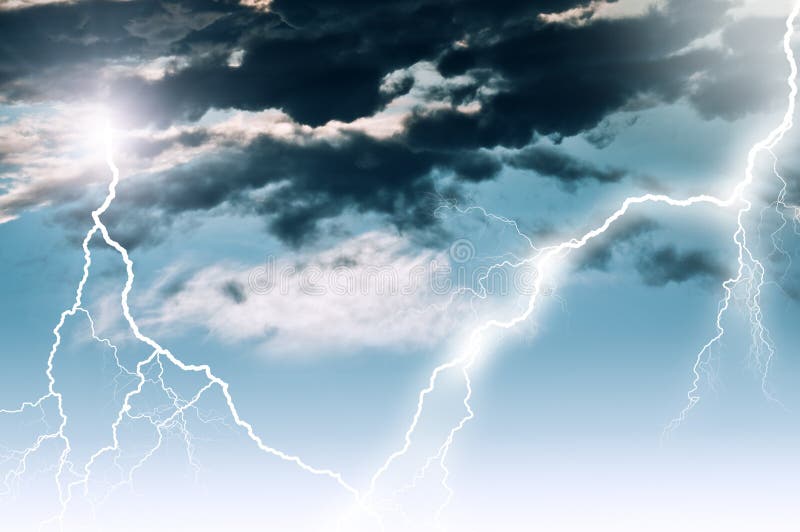 Lightning stock photography