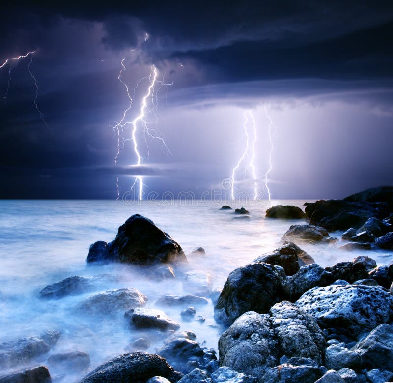 Lightning stock photos