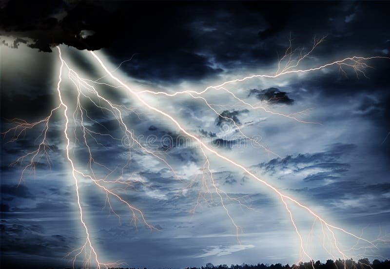 Lightning royalty free stock photography