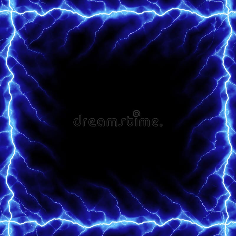 Lightning Bolt Frame stock illustration. Illustration of forked - 7350986