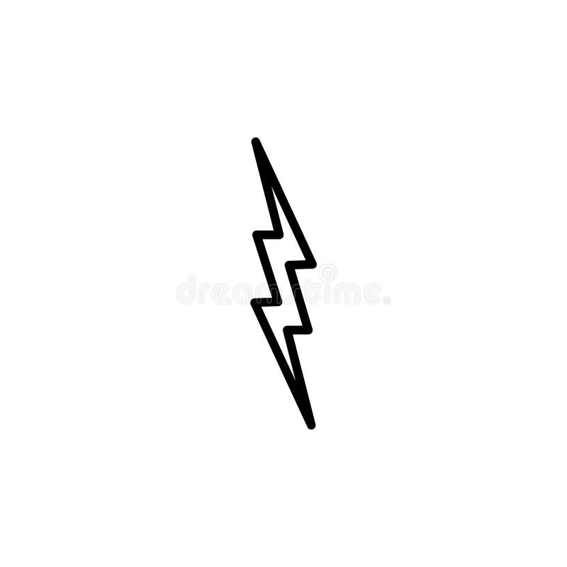 Lightning Icon . Electric Icon Vector. Power Icon. Energy Sign Stock