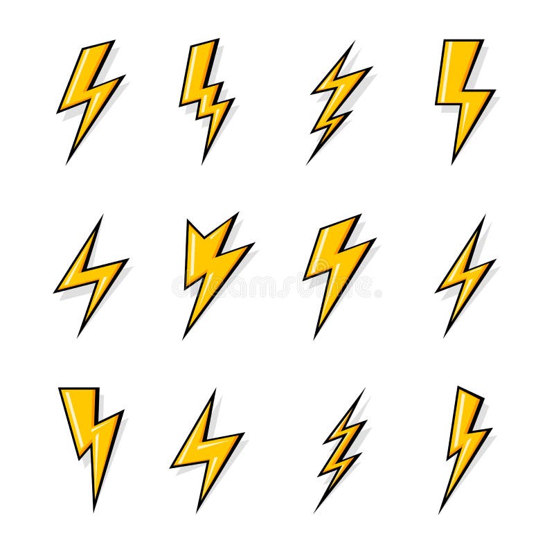 Lightning Icon stock illustration. Illustration of design - 228178122 Lightning Icon stock illustration. Illustration of design - 228178122