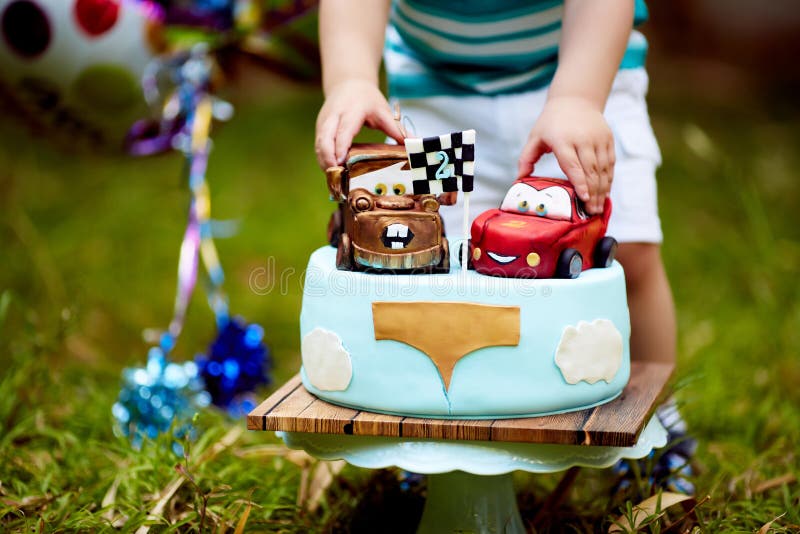 Lightning Mcqueen baby cakes stock photo Lightning Mcqueen baby cakes stock photo