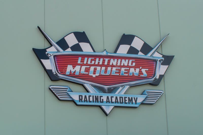 Lightning McQueen`s Racing Academy Logo at Hollywood Studios 31 Editorial  Stock Image - Image of magic, donald: 214639234