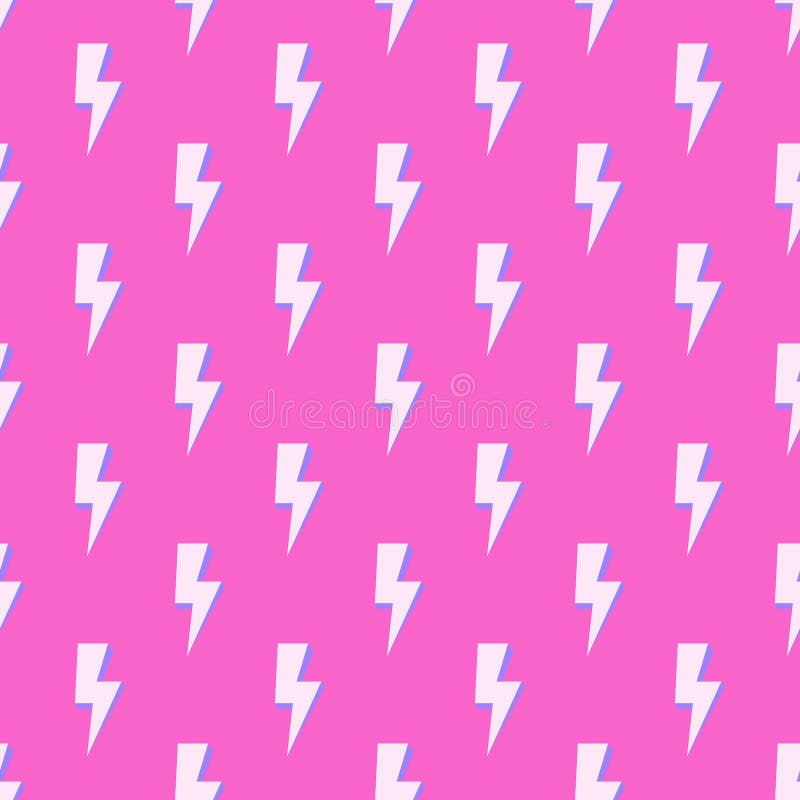 Spice up your wallpaper with this Lightning bolt background pink For free download