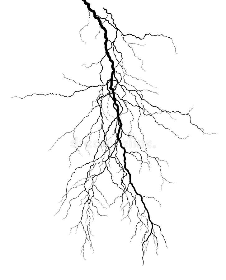 Lightning stock vector. Illustration of drawing, nature - 52637008