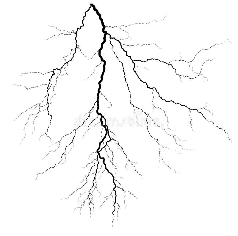 Lightning stock vector. Illustration of drawing, nature 52637008