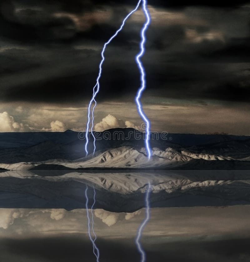 Lightnings strike royalty free stock photos Lightnings strike royalty free stock photos
