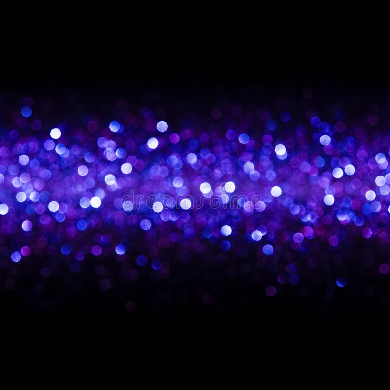 Lights Background, Abstract Seamless Blur Light Bokeh, Blue Glow