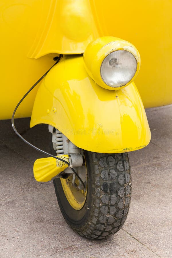 Lights in Front of a Vintage Car Stock Image - Image of antique