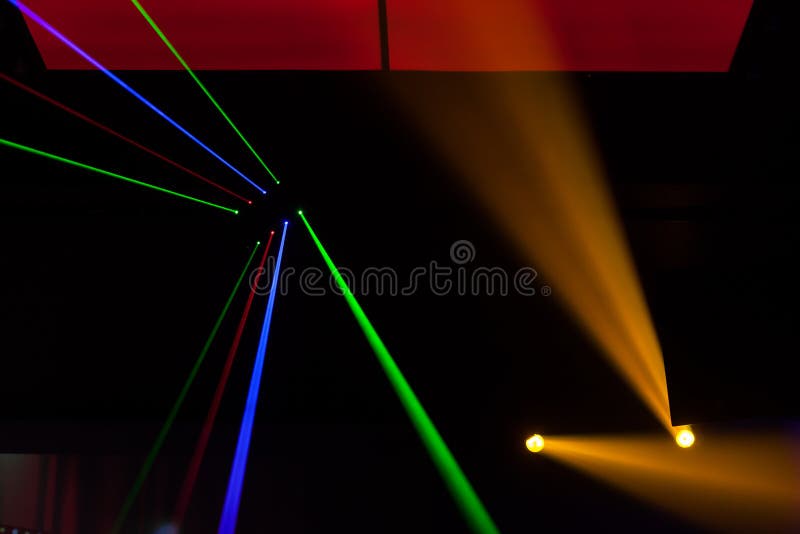 Lights Laser, Lights on Stage Stock Photo Image of festival, event