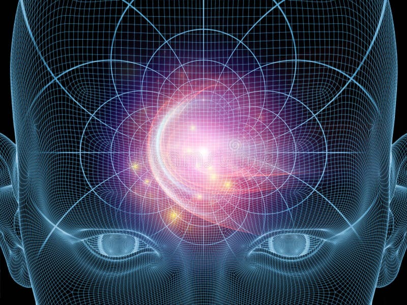 Lights of the mind royalty free illustration