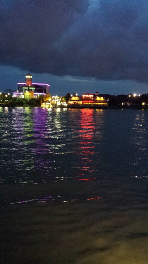 Lights of the night stock image. Image of orlando, lights 71285335