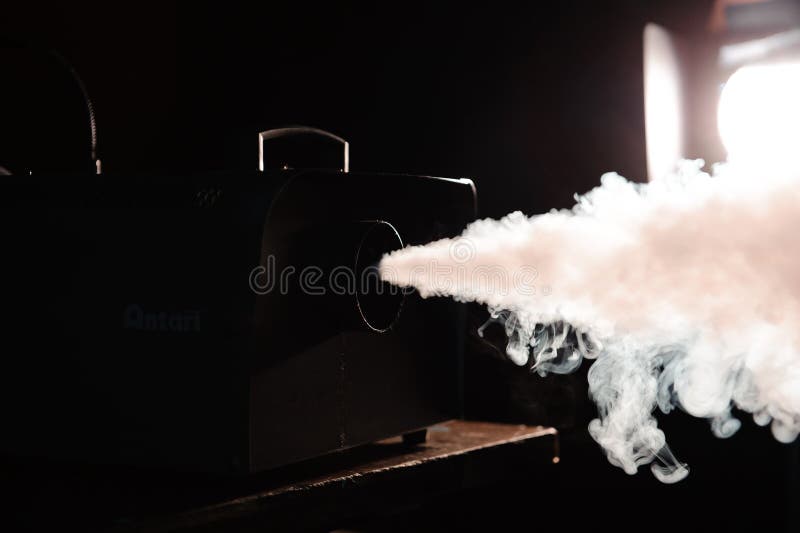 Lights in Smoke, Studio Lights Shining through the Smoke from Smoke