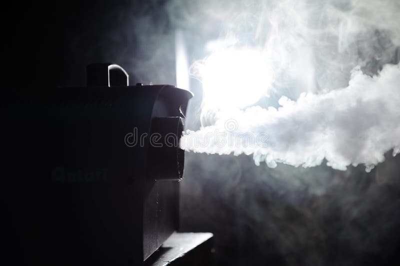 Lights in Smoke, Studio Lights Shining through the Smoke from Smoke
