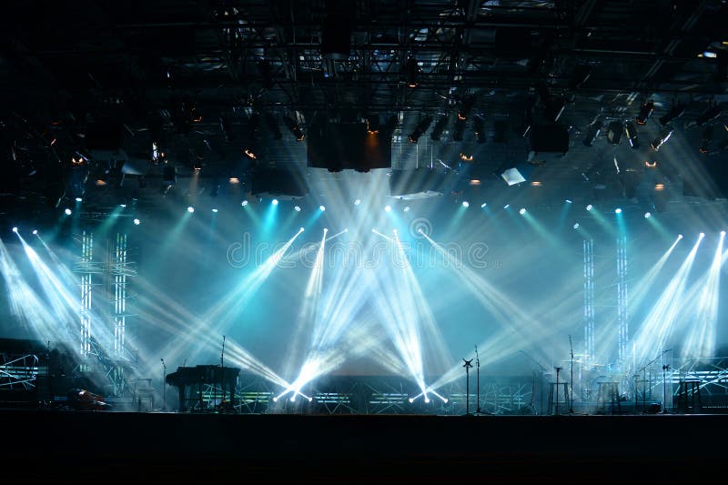 Lights on Stage stock photo Lights on Stage stock photo