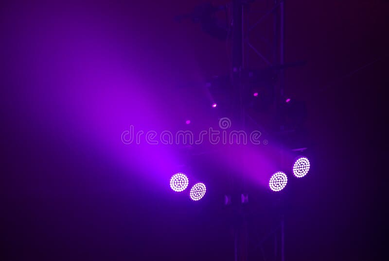 Lights on the stage royalty free stock photo