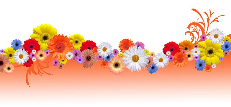 Ligne de fleur illustration stock. Illustration du frais - 4886543